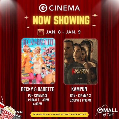 gmall toril cinema schedule|Iba pa.